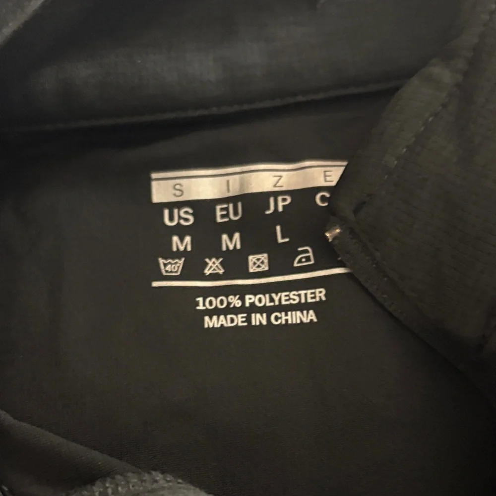 Women's Black Long-Sleeve Quarter-Zip Tee - Picture 2 of 4